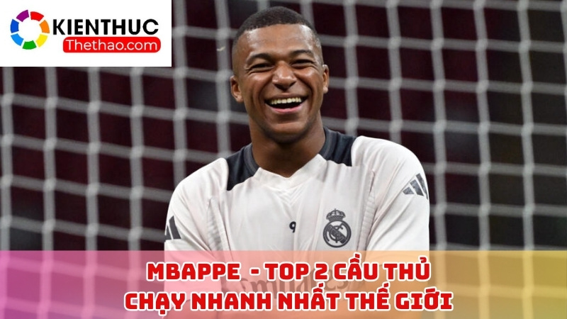 Cầu thủ chạy nhanh nhất thế giới Mpapbe đến từ PSG