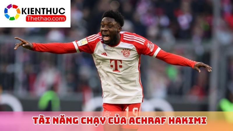 Tài năng chạy nhanh của cầu thủ Achraf Hakimi