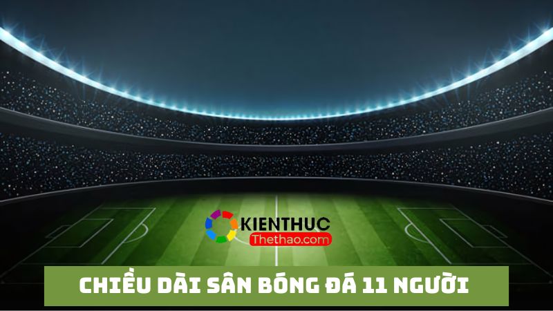 Chiều dài sân bóng đá 11 người theo quy định của FIFA chi tiết