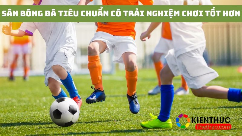 Sân bóng đá đạt chuẩn theo VFF hoặc FIFA mang đến trải nghiệm chơi tốt hơn